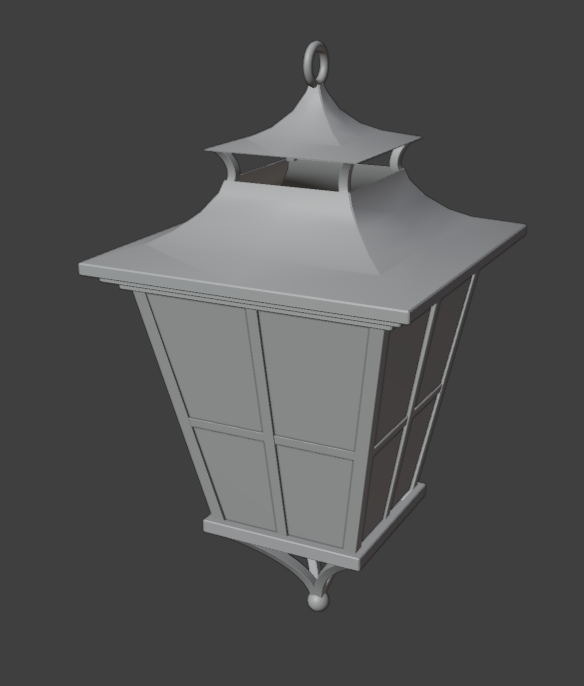 3D model of the lantern
